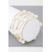 Multi Pearl Shell Tube Bracelet - Designer Style - CC-WH2001545
