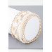 Multi Pearl Clover Beaded Bracelet - Designer Style - CC-WH2001548