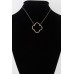 Contemporary Open Clover Pendant Necklace - CC-WH2001557