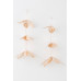 Triple Delicate Flower Drop Earrings - Designer Style - CC-WH2001558