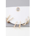 Multi Shiny Contemporary Hoop Earrings Set - CC-WH2001570
