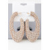 Bejeweled Abstract Oval Earrings - Designer Style - CC-WH2001573
