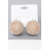 Bejeweled Crystal-studded Disco Earrings - CC-WH2001578