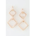 Diamond Linked Drop Earrings - CC-WH2001809