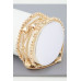 Multi Heart Coil Beaded Bracelet - Designer Style - CC-WH2001825