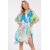 Watercolor Flower Print Kimono - Designer Style - CC-WH2001853