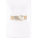 Round Alloy Clasp Stretch Belt - CC-WH2002030