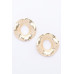 Alloy Gold Dip Earring - CC-WH2002036