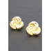 Alloy Gold Dip Earring - CC-WH2002037