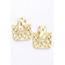 Alloy Gold Dip Earring - CC-WH2002041