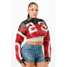 Cropped Moto Jacket -