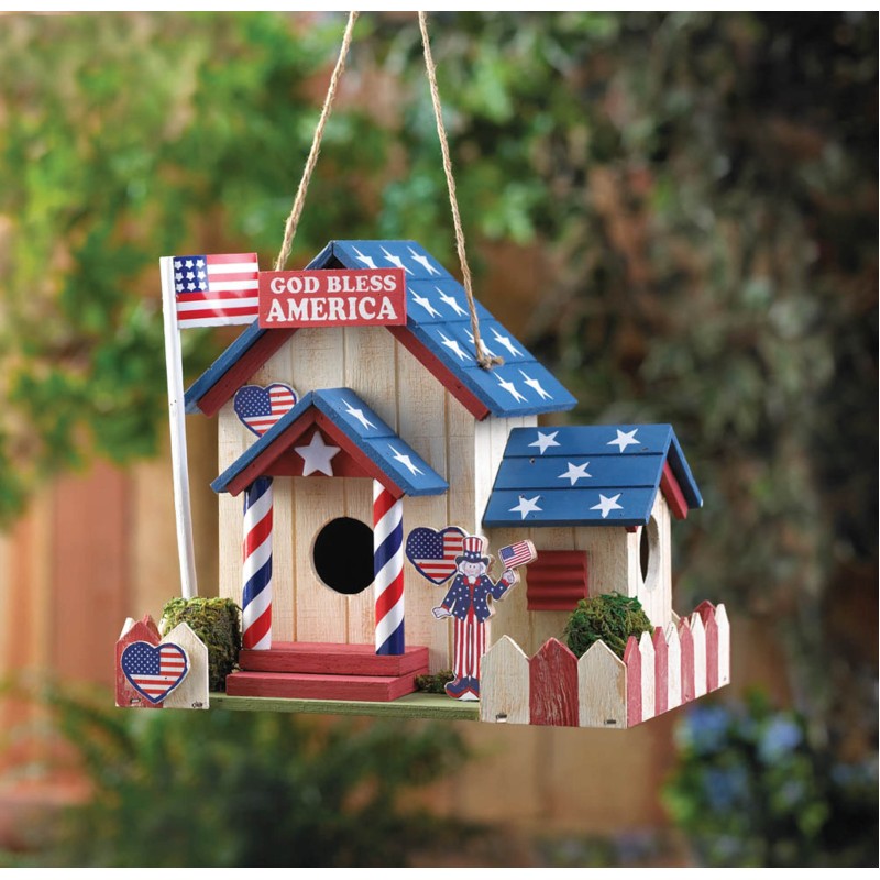 Patriotic USA Birdhouse