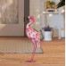 Pretty Flamingo With Solar Light
