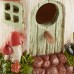 Mushroom Cottage Birdhouse