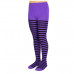 Adult Black and Colorful Striped Witch Tights Adult Black and Colorful Striped Witch Tights