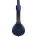 HYPE Cat Ear LED Headphones with Mic in Blue HYPE Cat Ear LED Headphones with Mic in Blue