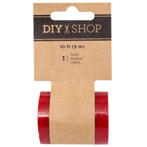 DIY Shop Red Stripe Transparent Tape DIY Shop Red Stripe Transparent Tape