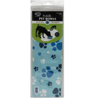 32oz Portable Pet Bowl Set of 2 in Assorted Prints