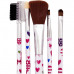 5 Pack Make-up Beauty Brush Set with Design Print Handles 5 Pack Make-up Beauty Brush Set with Design Print Handles