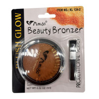 Amuse Cosmetics Professional Series Beauty Bronzer with Applicator Brush in Blush Glow Shade