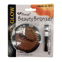 Amuse Cosmetics Professional Series Beauty Bronzer with Applicator Brush in Honey Glow Shade