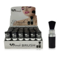 Amuse Cosmetics Travel Size Twist Powder Brush with Lid in Countertop Display