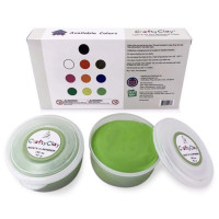 Genova Professional Art CraftyClay  2 Cup Set in Light Green
