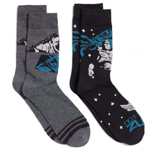2 Pack Lightyear Mens Crew Socks Size 10-13 in Black Color 2 Pack Lightyear Mens Crew Socks Size 10-13 in Black Color