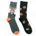 2 Pack Halloween Rugrats Mens Crew Socks Size 10-13 in Grey Color 2 Pack Halloween Rugrats Mens Crew Socks Size 10-13 in Grey Color