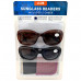Sunglass Readers 2 Pack With 2 Soft Shell Cases in Assorted Designs and Powers Sunglass Readers 2 Pack With 2 Soft Shell Cases in Assorted Designs and Powers