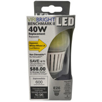 1 Pack 40W Replacement Benchmark II LED A19 E26 Light Bulb in Cool White Color