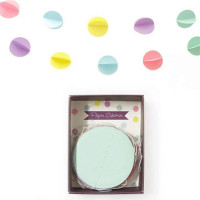 Paper Eskimo Rainbow Confetti Party Garland