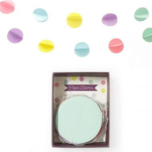 Paper Eskimo Rainbow Confetti Party Garland Paper Eskimo Rainbow Confetti Party Garland