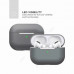 ADVANCTECH Silicone Airpod Pro Case with Circle Clip in Grey ADVANCTECH Silicone Airpod Pro Case with Circle Clip in Grey