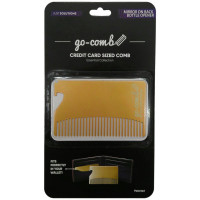 Essential Collection 3 in-1 Credit Card Sized Go-Comb in Gold