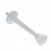 Bulldog 2 Piece Solid White Door Stops Bulldog 2 Piece Solid White Door Stops