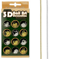 KleanColor 3D Linked-Up Nail Decoration in Assorted Colors