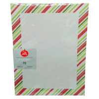 Assorted Holiday 25 Count Stationery Paper