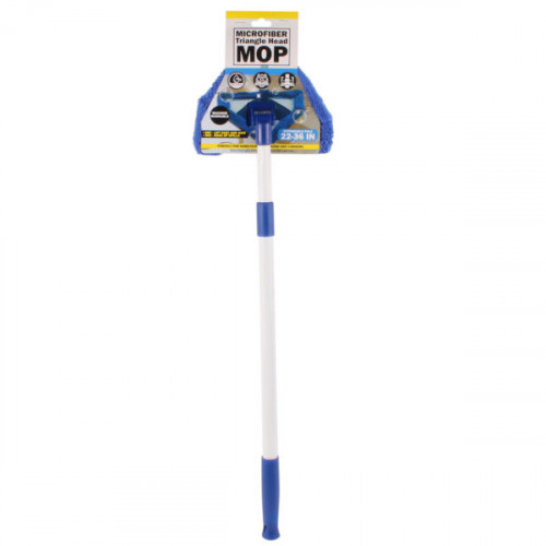 Microfiber Triangle Head Mop with Extending Pole Microfiber Triangle Head Mop with Extending Pole
