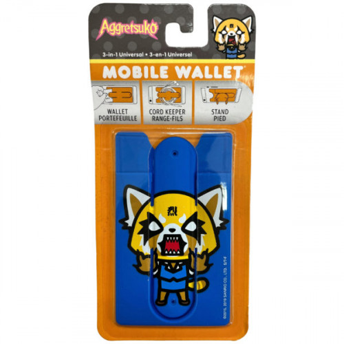 Aggretsuko 3-in-1 Universal Mobile Wallet Aggretsuko 3-in-1 Universal Mobile Wallet
