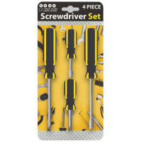 4 Pack Assorted Head Screwdriver Set