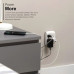 125 Volt 6-Outlet Grounded Wall Adapter 125 Volt 6-Outlet Grounded Wall Adapter