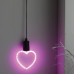 Battery-Operated Neon Heart Hanging Rope Light Battery-Operated Neon Heart Hanging Rope Light