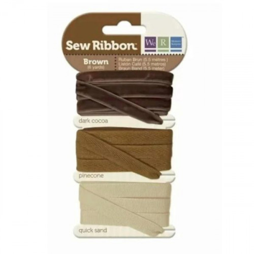 Sew Ribbon Brown Ribbon Set Sew Ribbon Brown Ribbon Set