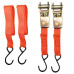 2 Pack 15' Ratchet Tie-Down Set with Buckle 2 Pack 15' Ratchet Tie-Down Set with Buckle