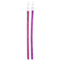 Expressions Kids Tinsel Belt with Peace Sign Buckle