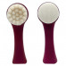 Elle Dual Sided Facial Brush Cleanser with Exfoliator in Raspberry Elle Dual Sided Facial Brush Cleanser with Exfoliator in Raspberry
