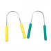 Sayah 2 Pack Turquoise Stainless Steel Tongue Scraper Sayah 2 Pack Turquoise Stainless Steel Tongue Scraper