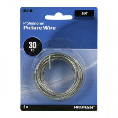 Hillman 9 Foot 30lbs. Picture Wire Hillman 9 Foot 30lbs. Picture Wire