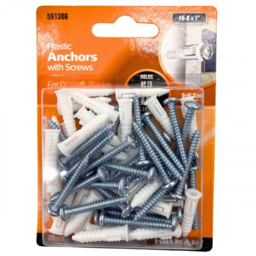 Hillman 30 Piece #6-8 x 1 Hillman 30 Piece #6-8 x 1